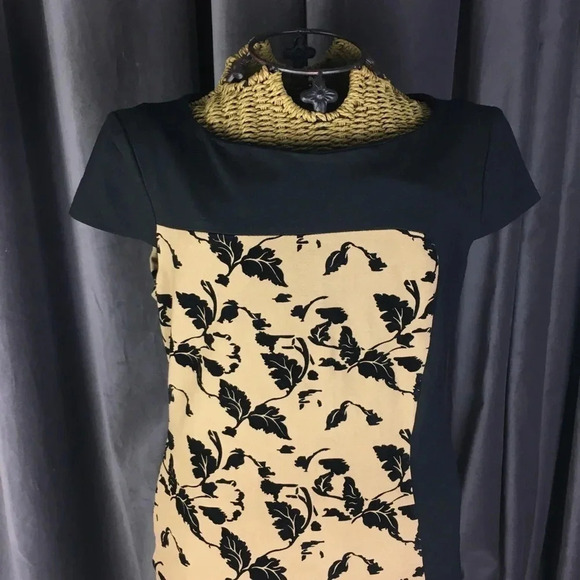 New Carmen Marc Valvo Fairview Illusion dress ivy floral career classic fall - Picture 14 of 16
